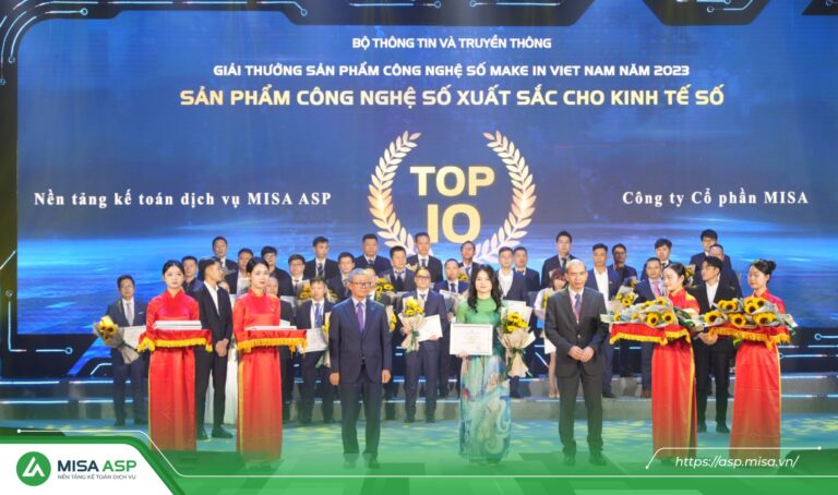 MISA ASP là nền tảng Make in Vietnam xuất sắc hạng mục Kinh tế số 2023