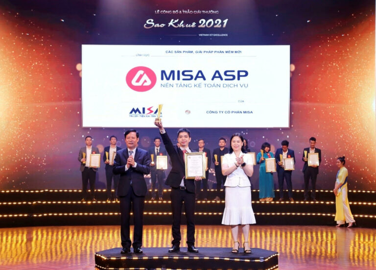 MISA ASP được vinh danh tại lễ trao giải Sao Khuê 2021