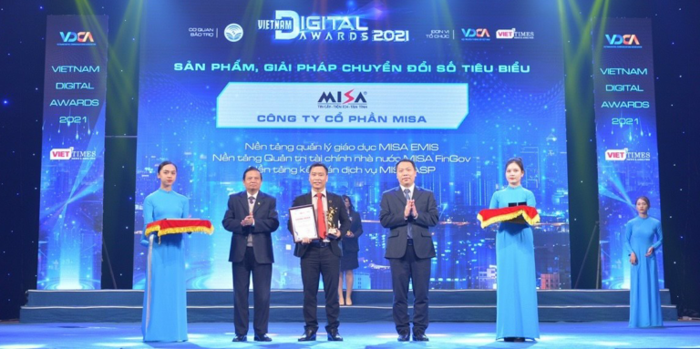 MISA ASP giành giải thưởng Chuyển đổi số Việt Nam 2021