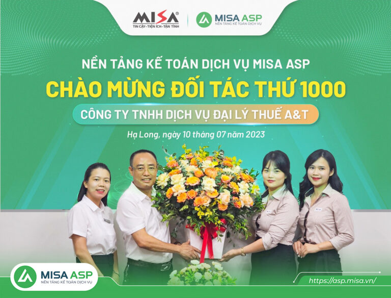 MISA ASP cán mốc 1.000 đối tác, sẵn sàng cung cấp dịch vụ kế toán uy tín đến hàng trăm nghìn doanh nghiệp, HKD trên toàn quốc