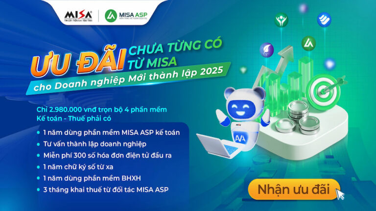 Lợi ích của MISA ASP STARTUP BOOST: Tiết kiệm chi phí cho Doanh nghiệp mới thành lập