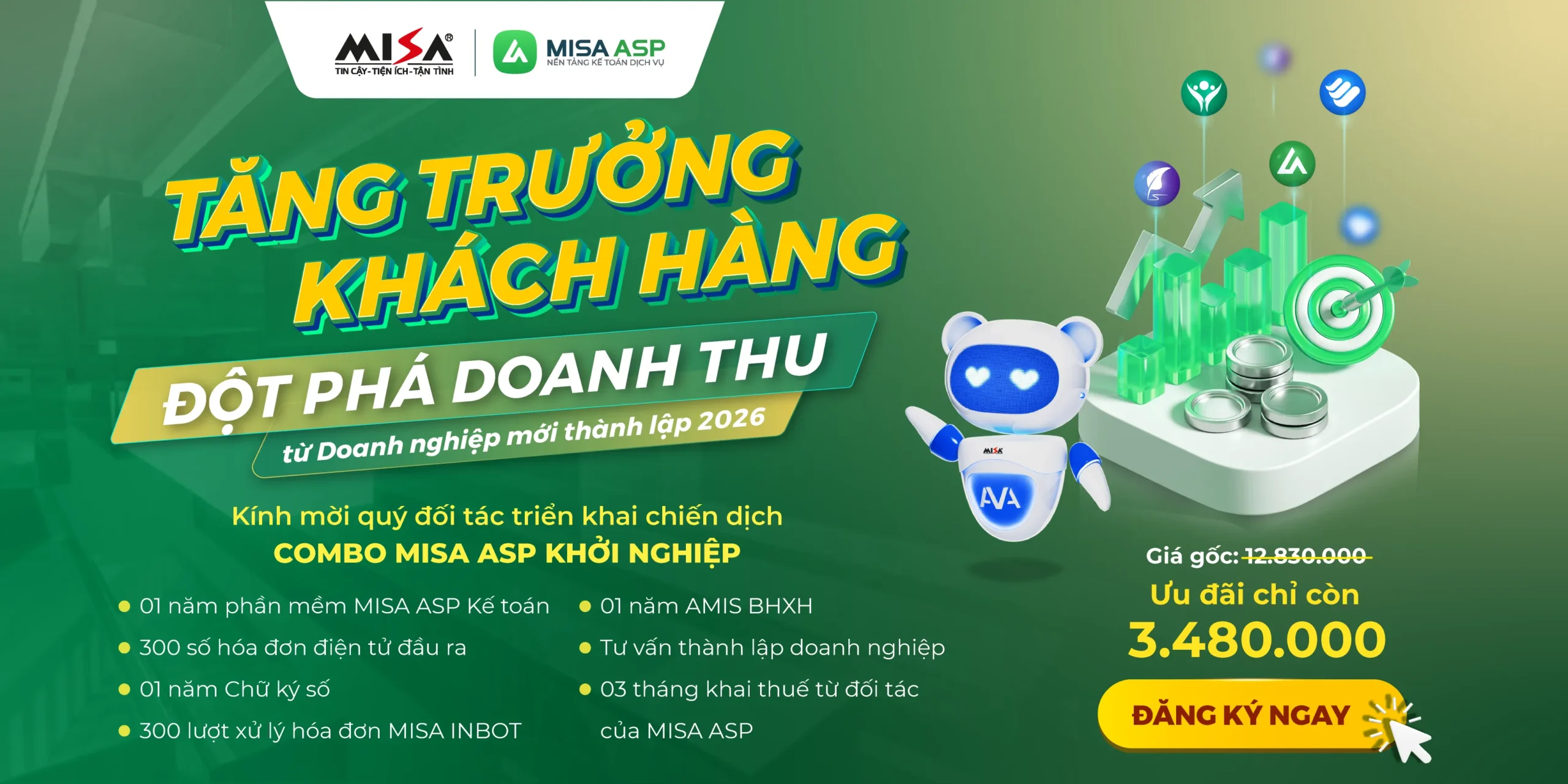 Giới thiệu chương trình ưu đãi MISA STARTUP BOOST dành cho các Doanh Nghiệp Mới Thành Lập