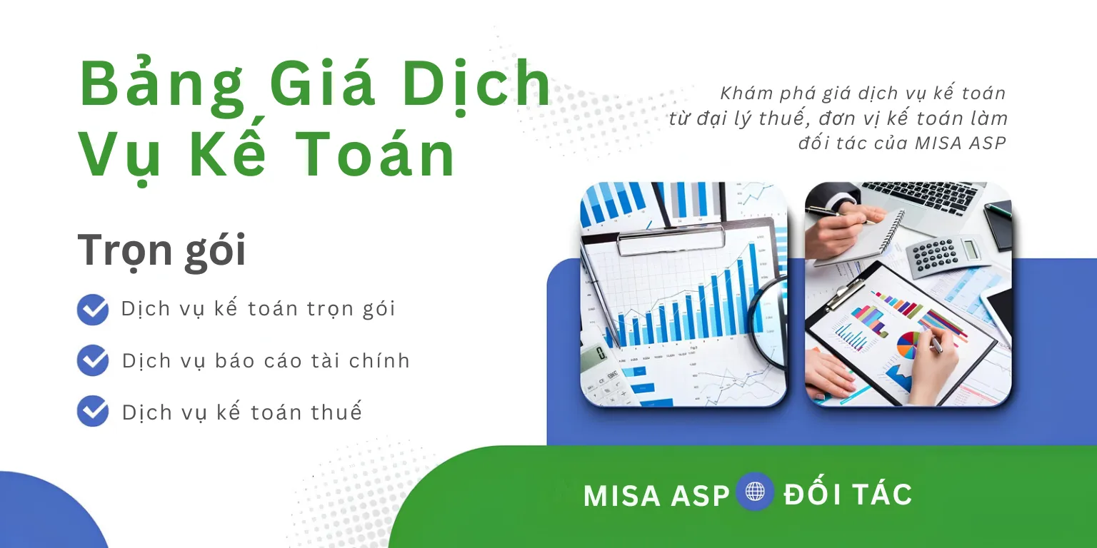 bảng giá dịch vụ kế toán trọn gói