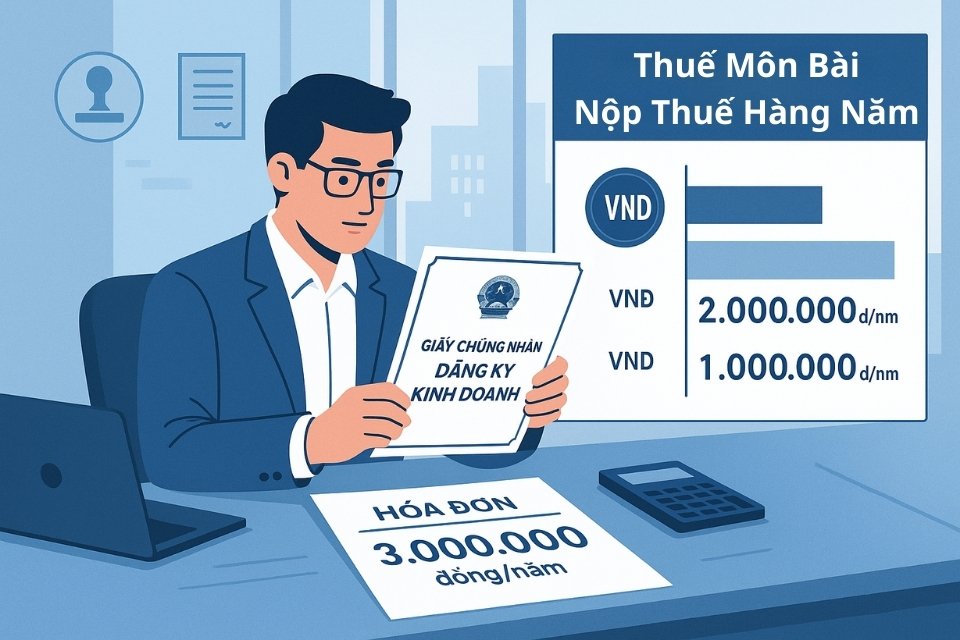 ảnh minh họa thuế môn bài