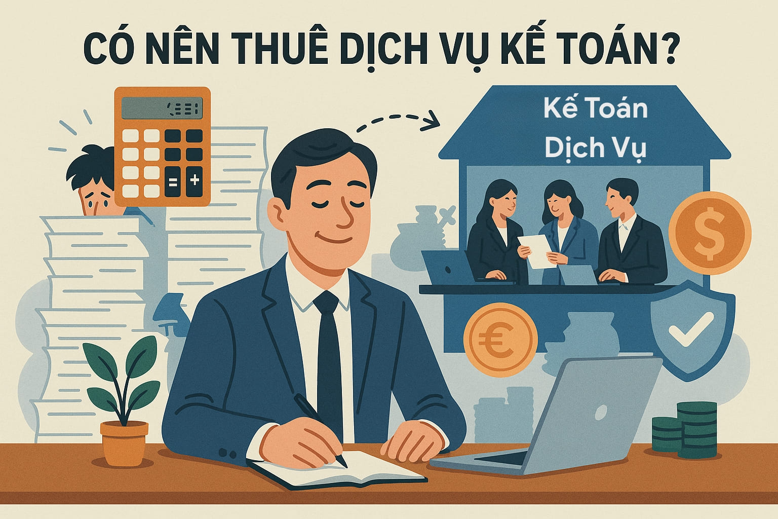 có nên thuê dịch vụ kế toán