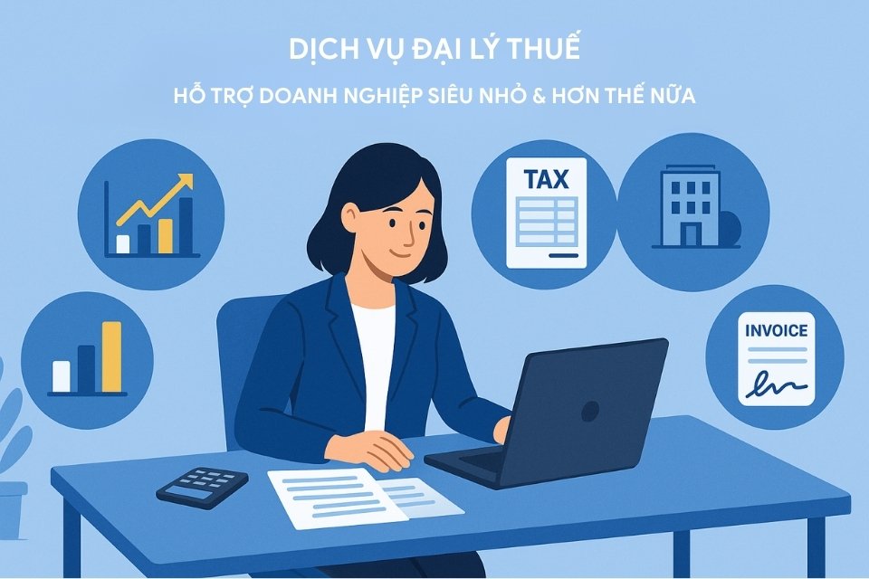 đại lý thuế có thể làm kế toán cho doanh nghiệp siêu nhỏ