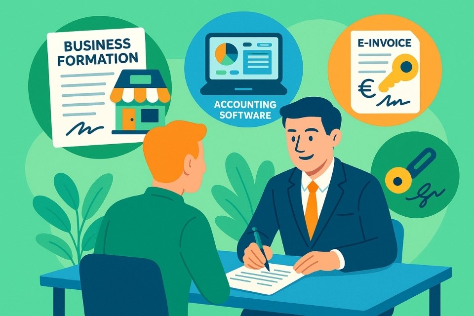 minh họa các dịch vụ khác đại lý thuế có thể cung cấp