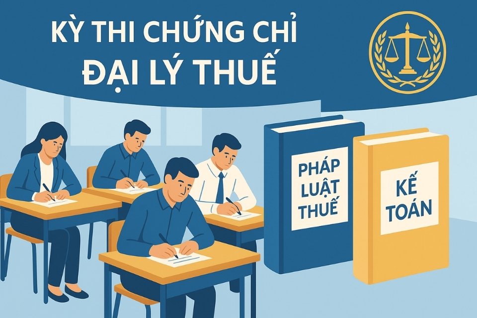 minh họa hình ảnh kỳ thi đại lý thuế