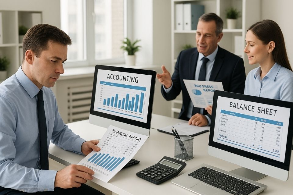 minh họa hoạt động công ty dịch vụ kế toán