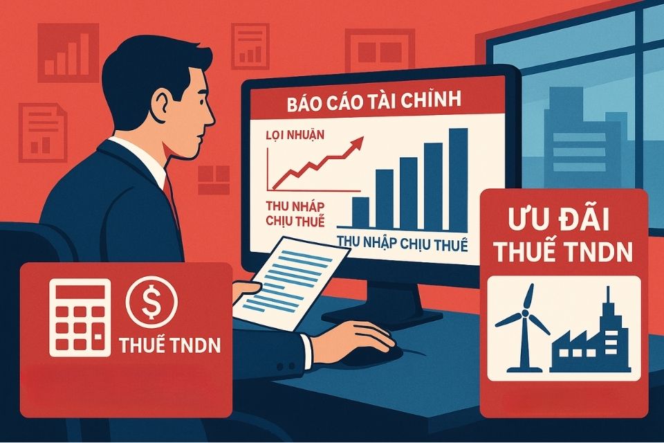 minh họa thuế thu nhập doanh nghiệp