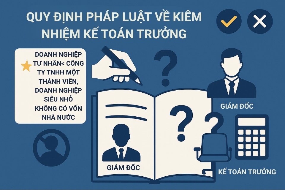 ảnh minh họa quy định kiêm nghiệm vị trí kế toán trưởng