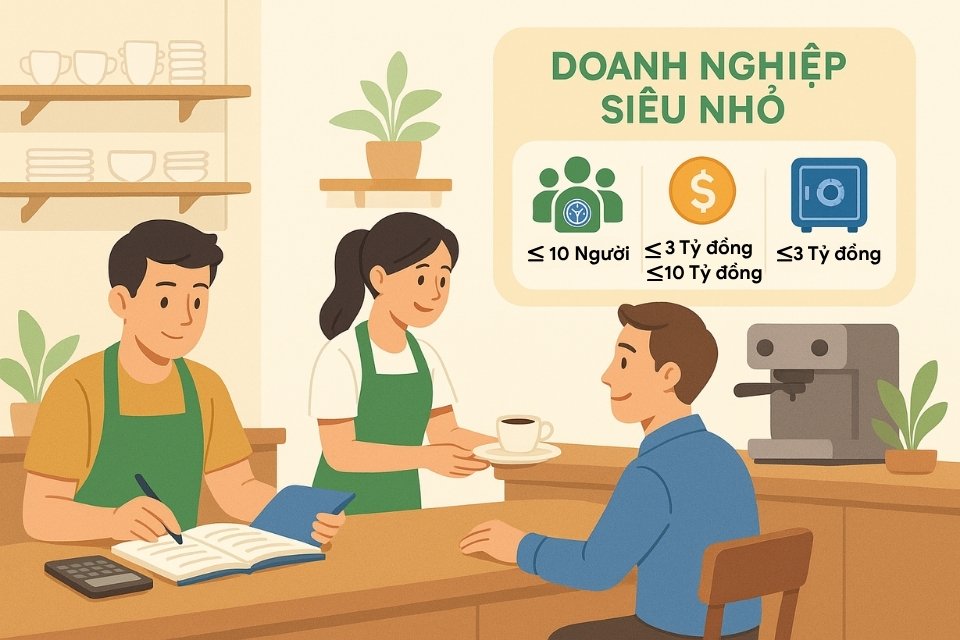 tiêu chí xác định doanh nghiệp siêu nhỏ
