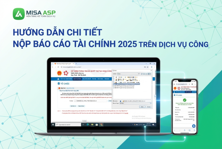 Hướng dẫn 11 bước nộp Báo cáo tài chính 2025 trên Dịch vụ công (https://dichvucong.gdt.gov.vn)