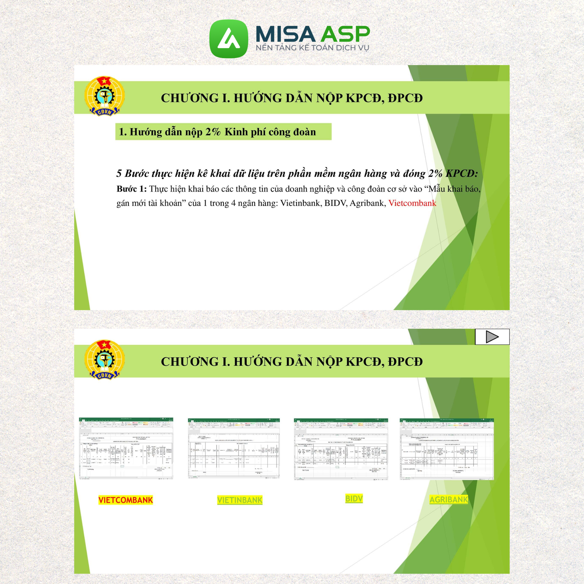Full Slide hướng dẫn quy định về Kinh phí Công đoàn cho Doanh nghiệp của Liên đoàn Lao động TP Hà Nội 2026