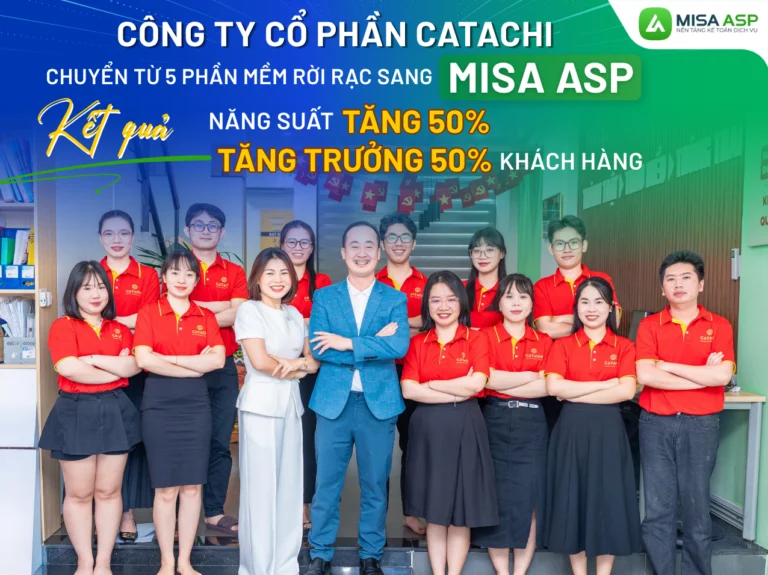 Công ty Cổ phần CATACHI chuyển từ 5 phần mềm rời rạc sang MISA ASP: Năng suất tăng 50%, tăng trưởng 50% khách hàng