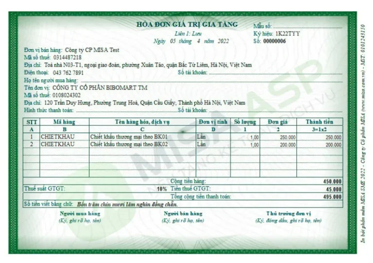 Hướng dẫn chi tiết cách kê khai hóa đơn chiết khấu thương mại theo Nghị định 70