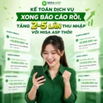 Trải nghiệm thử MISA ASP giúp anh chị trải nghiệm trực tiếp tính năng tự động lấy hóa đơn của phần mềm