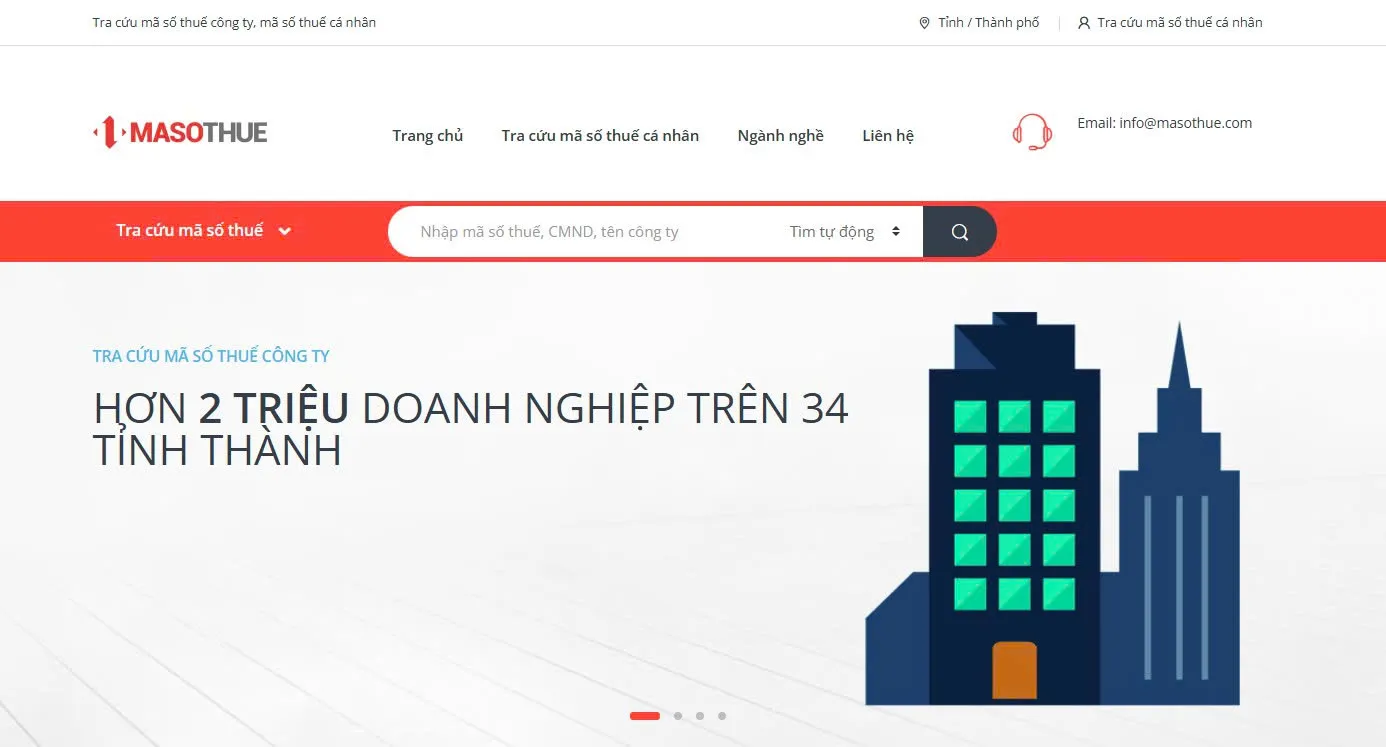 Tra cứu mã số thuế hộ kinh doanh qua trang Mã số thuế là một cách phổ biến