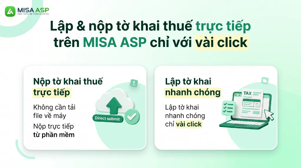 Lập & nộp tờ khai thuế
