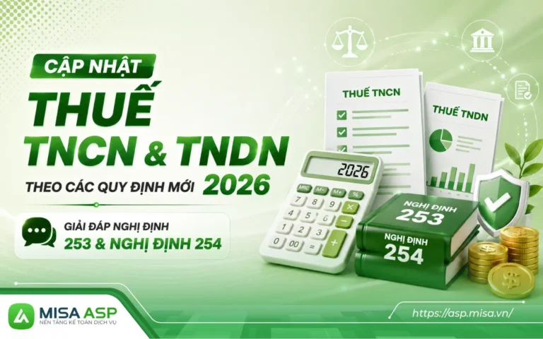 Cập nhật thuế TNCN & TNDN theo các Quy định mới 2026 – Giải đáp Nghị định 253 & Nghị định 254