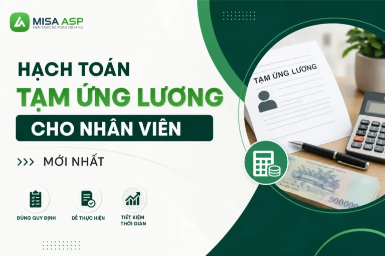 Hạch toán tạm ứng lương cho nhân viên đúng quy định 2026