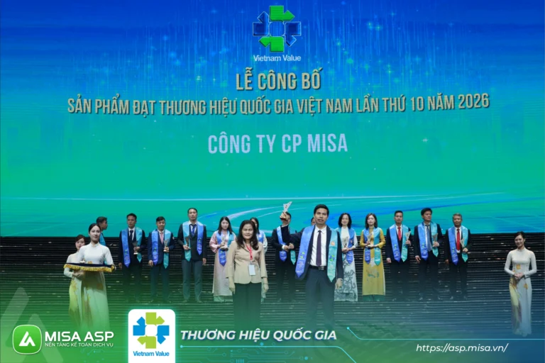 CHÍNH THỨC: MISA ASP VINH DỰ ĐẠT DANH HIỆU THƯƠNG HIỆU QUỐC GIA VIỆT NAM 2026